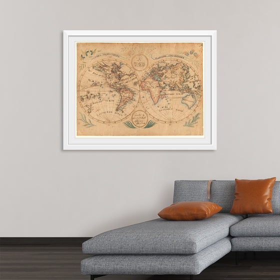 "A Map of the World (1815)"