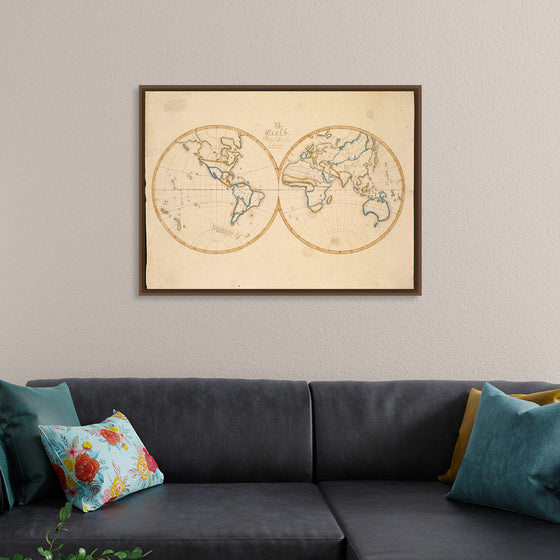 "The World Vintage Map"