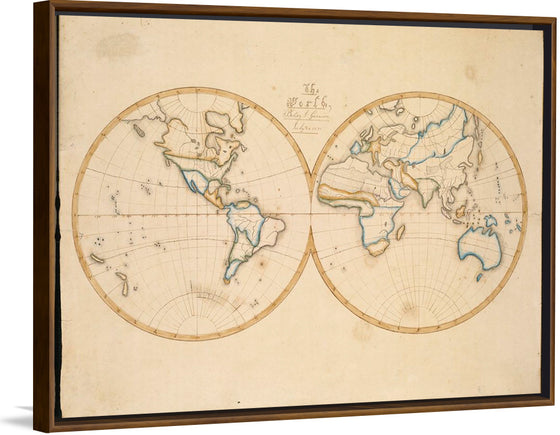 "The World Vintage Map"