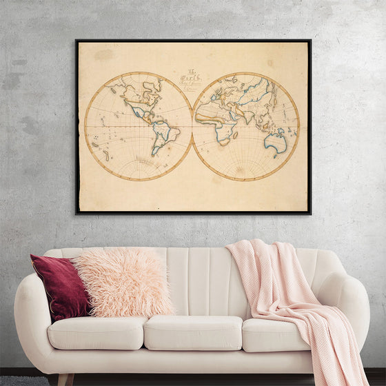 "The World Vintage Map"