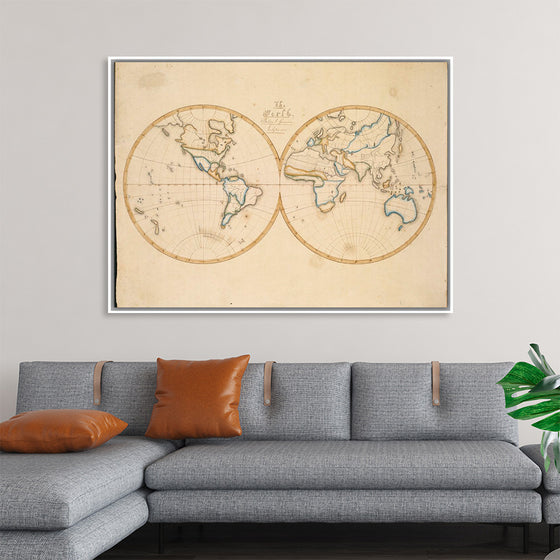 "The World Vintage Map"