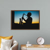 "Silhouette of a Man Playing Saxophone during Sunset", Victor Freitas