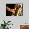 "Person in Black Shirt Playing Brass-Colored Saxophone", Ruca Souza