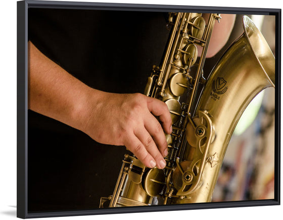 "Person in Black Shirt Playing Brass-Colored Saxophone", Ruca Souza