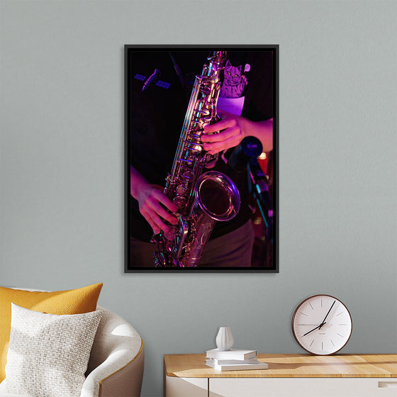 "Person Playing Saxophone"