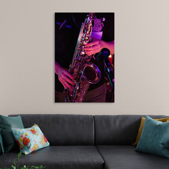 "Person Playing Saxophone"