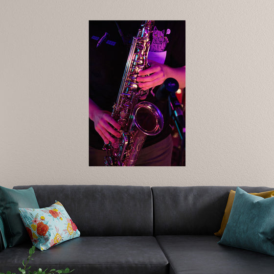 "Person Playing Saxophone"