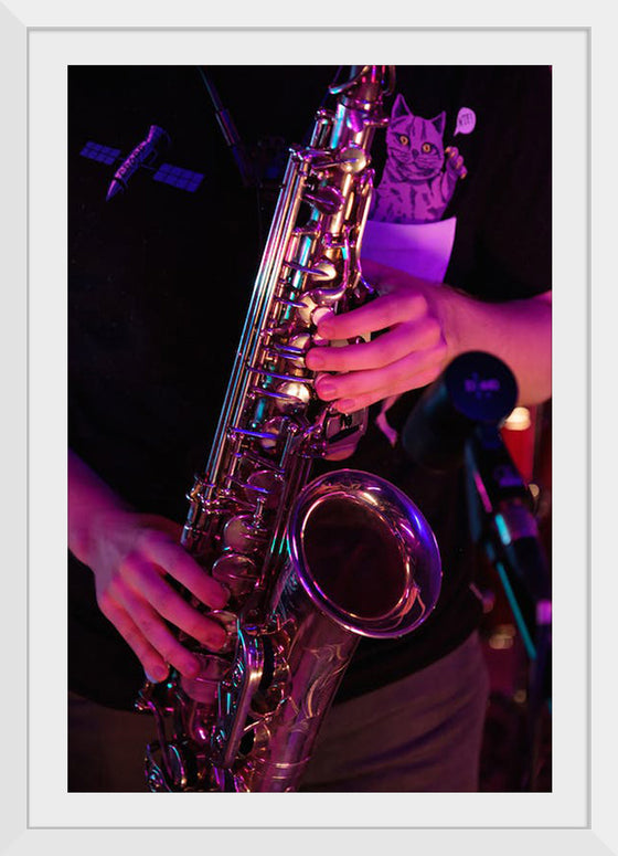 "Person Playing Saxophone"