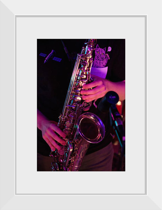 "Person Playing Saxophone"