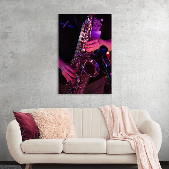 "Person Playing Saxophone"