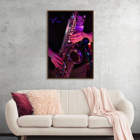 "Person Playing Saxophone"