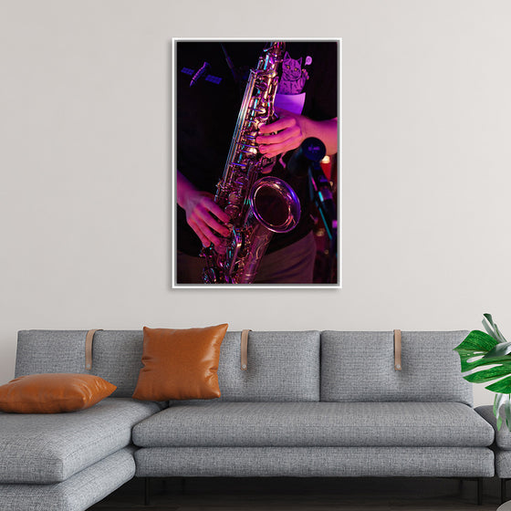 "Person Playing Saxophone"