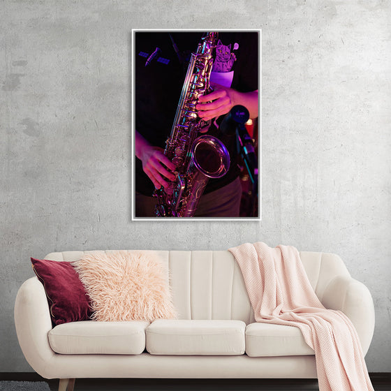 "Person Playing Saxophone"