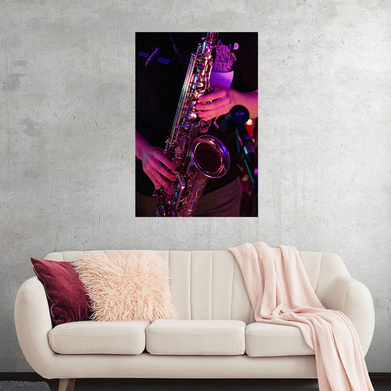 "Person Playing Saxophone"