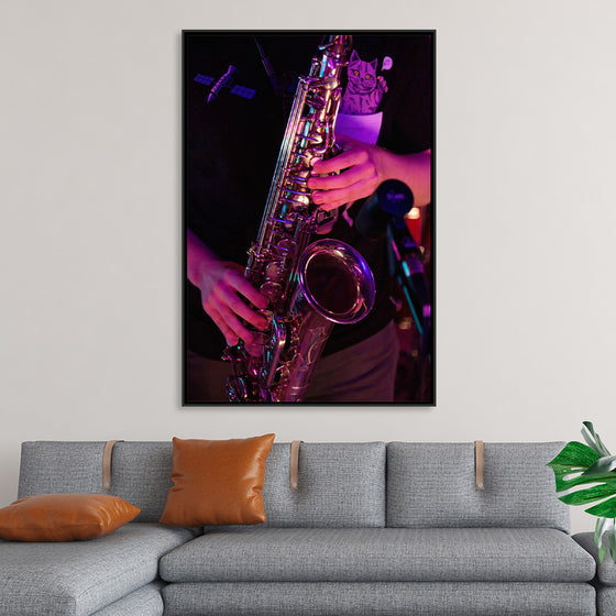 "Person Playing Saxophone"