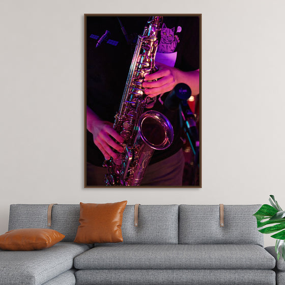 "Person Playing Saxophone"