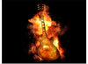 "Guitar on fire"