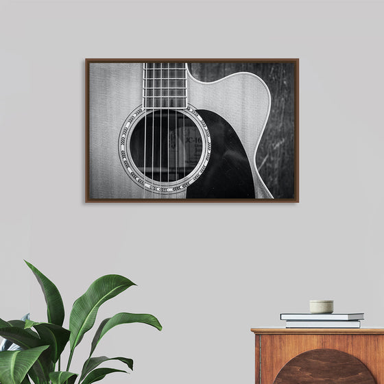 "Grayscale Photo of Cutaway Acoustic Guitar", Jessica Lewis Creative