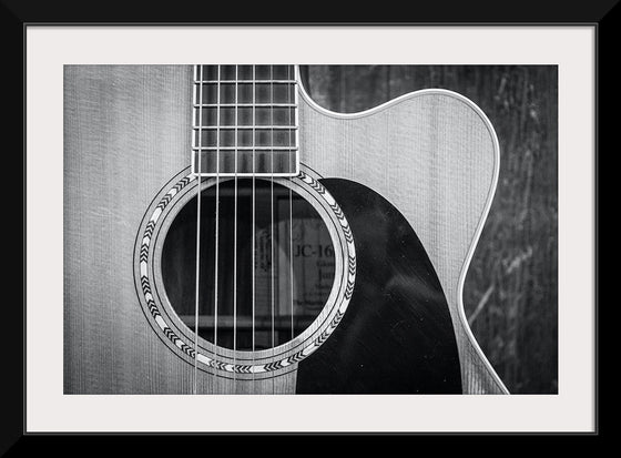 "Grayscale Photo of Cutaway Acoustic Guitar", Jessica Lewis Creative