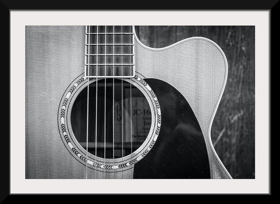 "Grayscale Photo of Cutaway Acoustic Guitar", Jessica Lewis Creative