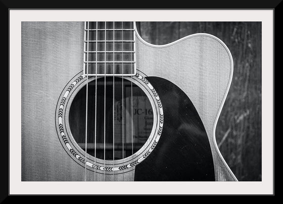 "Grayscale Photo of Cutaway Acoustic Guitar", Jessica Lewis Creative