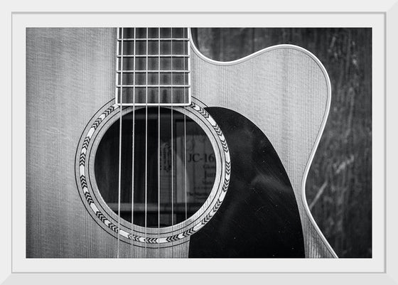 "Grayscale Photo of Cutaway Acoustic Guitar", Jessica Lewis Creative