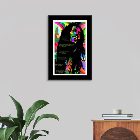 "Bob Marley- Digital Art Print"