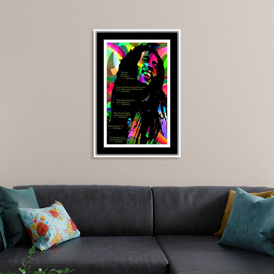 "Bob Marley- Digital Art Print"