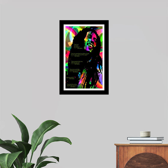 "Bob Marley- Digital Art Print"