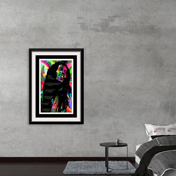 "Bob Marley- Digital Art Print"