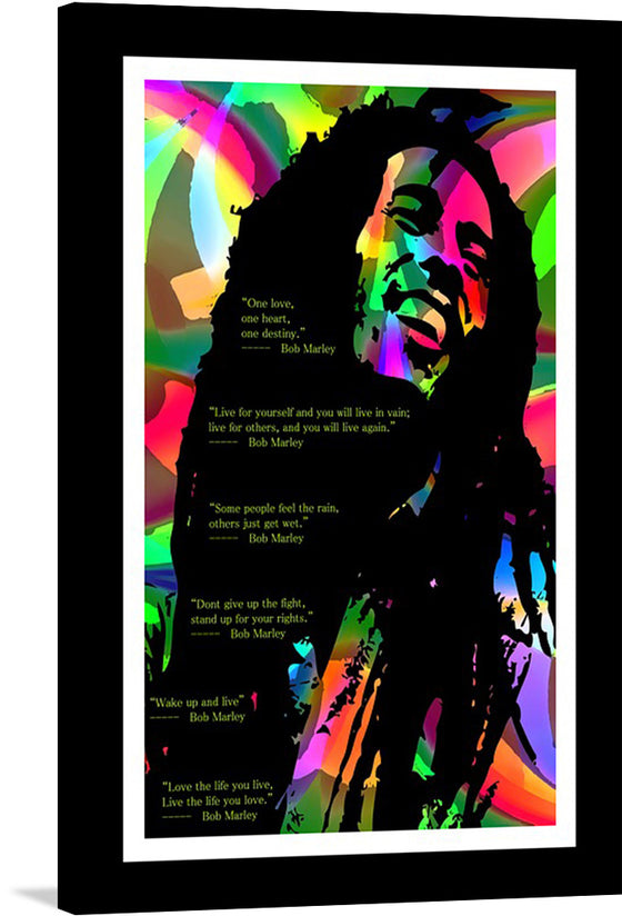 “Bob Marley- Digital Art Print” is an electrifying canvas that pulses with the spirit of the legendary musician. Every brushstroke resonates with Marley’s passionate voice and revolutionary spirit, bringing his legacy to life on canvas. The dynamic interplay of bold colors and expressive forms encapsulates the energy and rhythm of reggae music. 