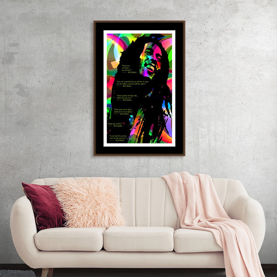 "Bob Marley- Digital Art Print"