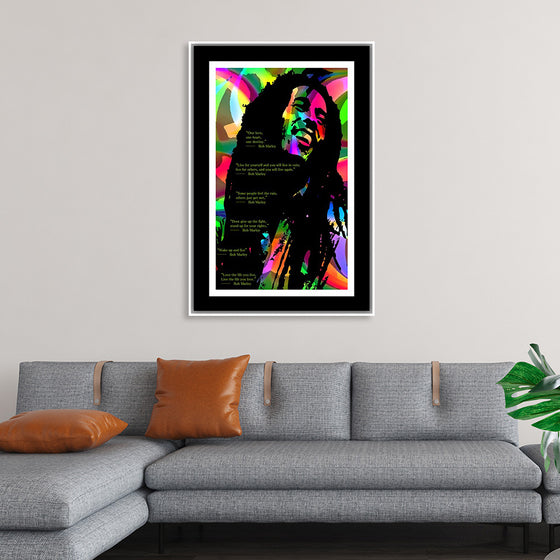 "Bob Marley- Digital Art Print"