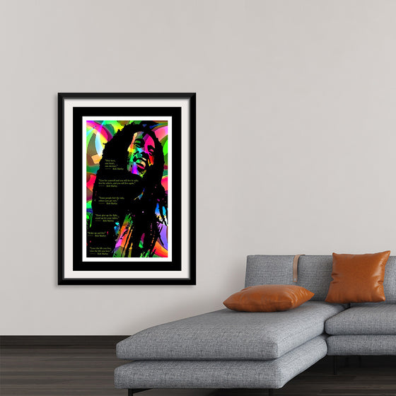 "Bob Marley- Digital Art Print"