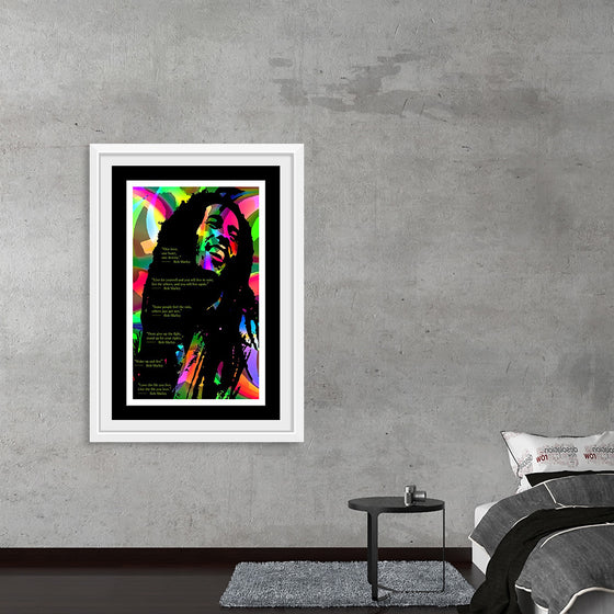 "Bob Marley- Digital Art Print"