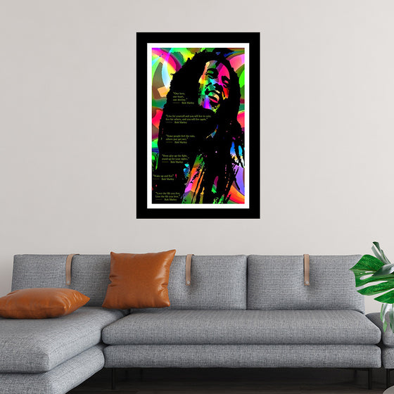 "Bob Marley- Digital Art Print"