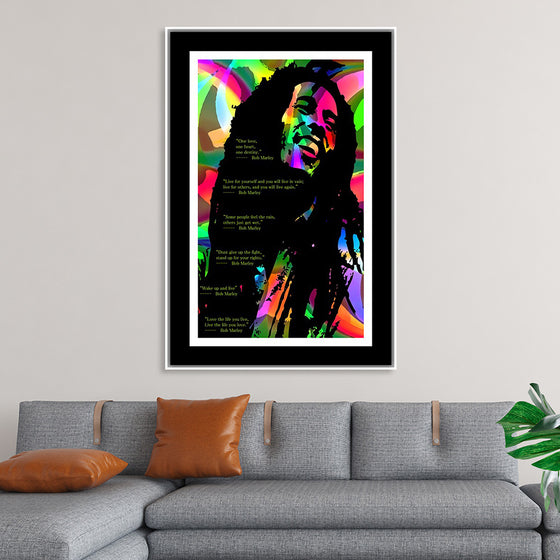 "Bob Marley- Digital Art Print"