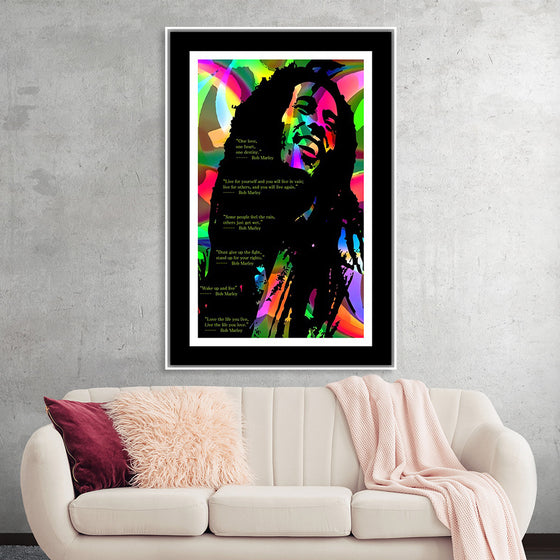 "Bob Marley- Digital Art Print"