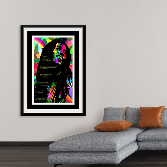 "Bob Marley- Digital Art Print"