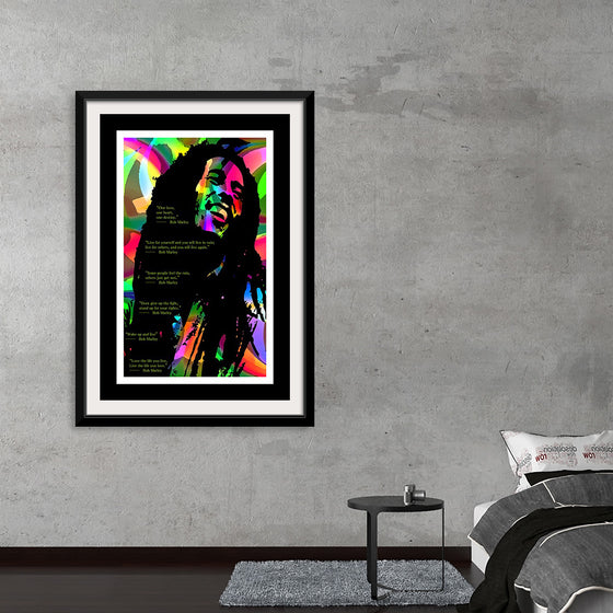 "Bob Marley- Digital Art Print"