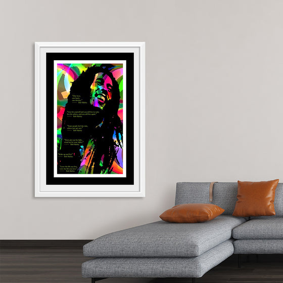 "Bob Marley- Digital Art Print"