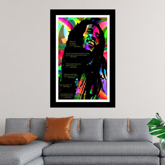 "Bob Marley- Digital Art Print"