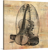 “Vintage Violin” invites you to immerse yourself in a harmonious blend of classical artistry and contemporary aesthetics. The meticulously detailed violin, rendered with exquisite linework, emerges as the soulful centerpiece against a backdrop adorned with faded musical notes, evoking an aura of timeless grace. 