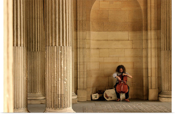 "Street Preformer, Cello"