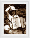 "Smiling Musician with Accordion"