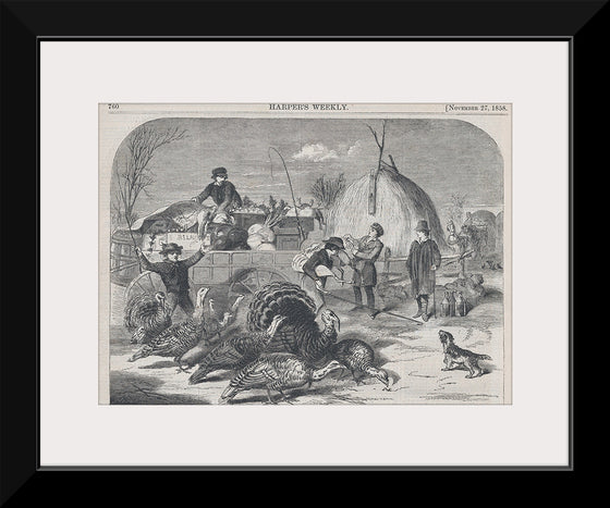 "Thanksgiving Day - Ways and Means (Harper's Weekly, Vol. II)", Winslow Homer