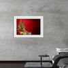 "Christmas Tree, Red Background"