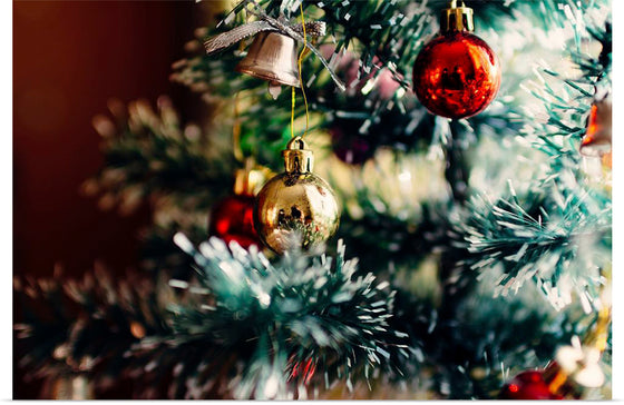 "Bauble Balls Hang on Christmas Tree"