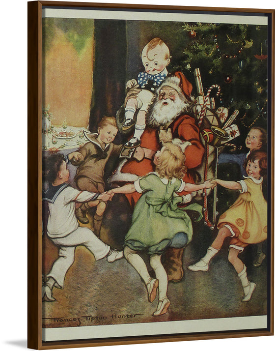 "The Childrens Party Book - Our Christmas Party illustration", Frances Tipton Hunter