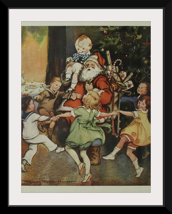 "The Childrens Party Book - Our Christmas Party illustration", Frances Tipton Hunter